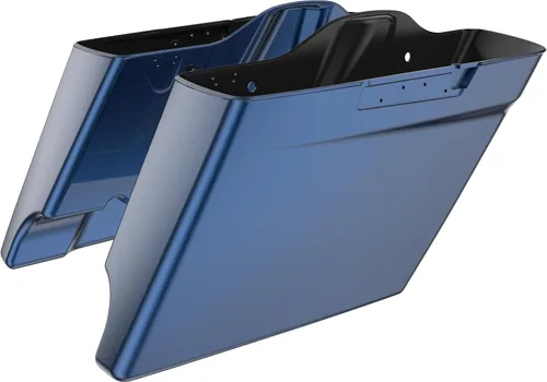 Vista 44 de Alforjas extendidas para Harley Touring Street Glide, Electra Glide, Road Glide 2014-2023 (whisky ámbar)