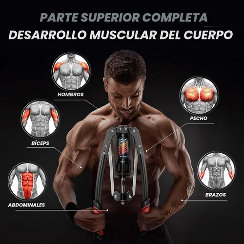 Vista 5 de Yes4All Pistola de muñeca y antebrazo, desarrolla una fuerza de agarre masiva y músculos con rodillo de muñeca de acero y rodillo de antebrazo C.