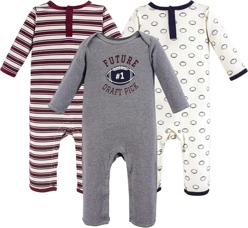 Vista 36 de Hudson Baby - Overol unisex de algodón para bebé Manzana
