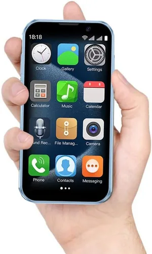 Vista 11 de Mini teléfono inteligente 3G desbloqueado, 3.0 pulgadas HD Android Dual Sim Quad Core Face ID Mini Premium Niño Pequeño Teléfono celular de bolsillo