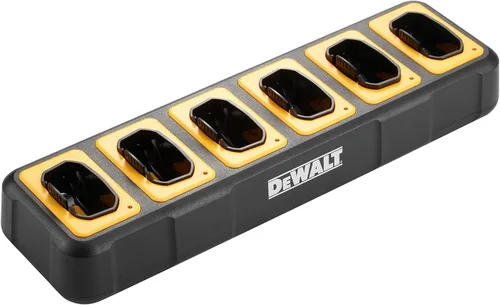 Vista 4 de DEWALT DXFRS300 FRS Walkie Talkies, radio de 2 vías de largo alcance, 1W, IP67 impermeable, paquete de 6 con 6 auriculares, cargador de banda