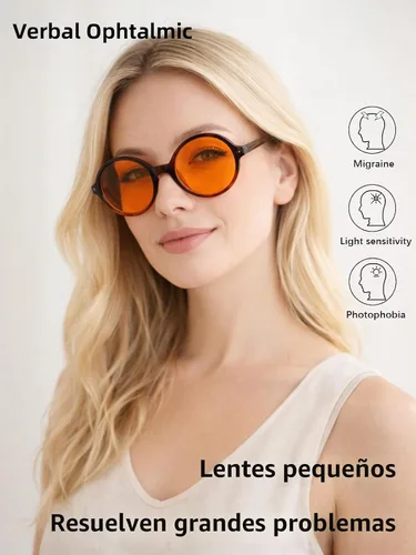 Vista 3 de FL-41 y FL-60 Migraña Sensibilidad Luz Azul Gafas Mujeres
