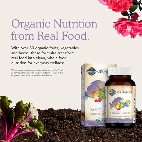 Vista 6 de Comprimidos Prenatal Multi Kind Organics de Garden of Life, hhh-kyyy-tra-rat8332, 1, 1