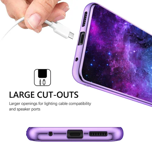 Vista 6 de GUAGUA Funda compatible con Motorola Moto G Power 2022 de 6.5 pulgadas, que brilla en la oscuridad, nebulosa espacial, delgada, antiarañazos