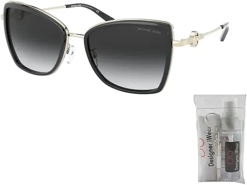 Vista 2 de Michael Kors MK1067B Corsica Butterfly Sunglasses for Women BUNDLE With Designer iWear Complimentary Eyewear Kit