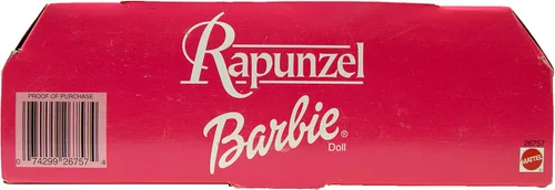 Vista 5 de Barbie Rapunzel - Vestido rosa con corona rosa brillante dorada