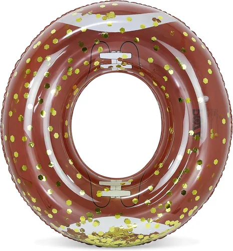 Vista 26 de POZA Flotador de Tubo Inflable para Piscina – Anillo de natación de confeti brillante, Tubo Inflable de Servicio Pesado Resistente a los Rayos UV