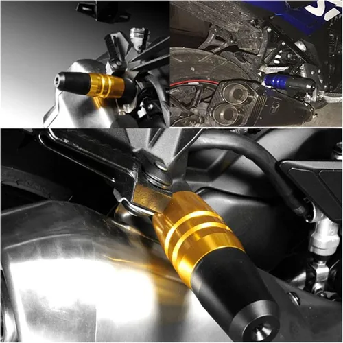 Vista 5 de Para Yamaha MT07 FZ07 2014 2015 2016 2017 2018 2019 2020 Accesorios de motocicleta Marco Crash Pads Motor Case Sliders Protector Protección contra