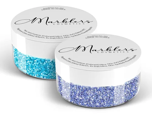 Vista 112 de MARBLERS Polvo de mica natural grueso [perla azul acero] 0.11 onzas (0.11 oz) altamente pigmentado no tóxico, vegano, libre de crueldad animal