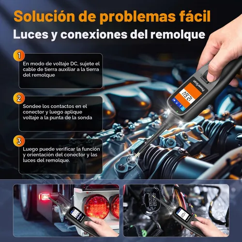 Vista 6 de Autel PowerScan PS100 Kit de sonda de circuito de potencia, 2026 para todos Negro