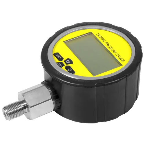 Vista 8 de Manómetro de presión hidráulica digital de 10000PSI Sensor de presión Manómetro con conector NPT de 1/4 de pulgada Base Entrada 700BAR/70Mpa 3.15