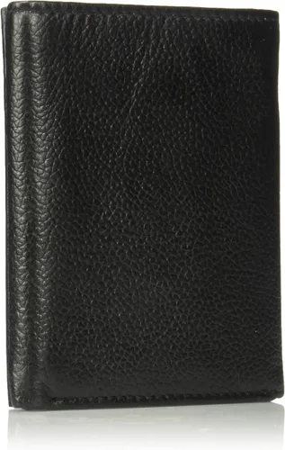 Vista 2 de John Deere Billetera de tres pliegues para hombre, color negro, talla única, Negro
