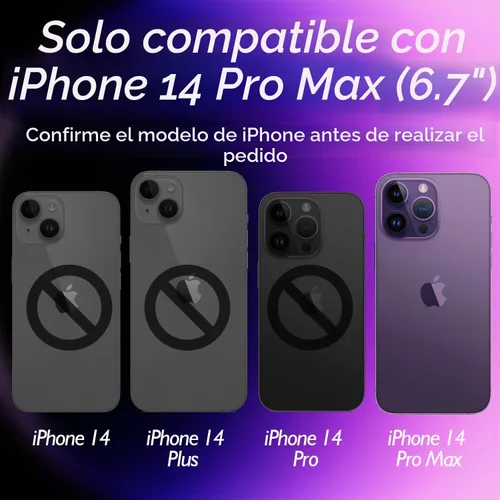 Vista 2 de Protector de pantalla trasera para iPhone 14 Pro Max (paquete de 2), iPhone 14 Pro Max, protector de vidrio trasero templado (6.7 pulgadas)