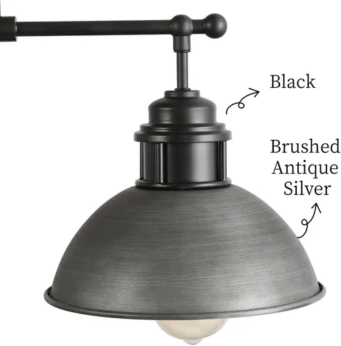 Vista 5 de LOG BARN Candelabros para comedor, iluminación industrial de isla de cocina de 3 luces, lámpara colgante de mesa de billar estilo granja de 35.7