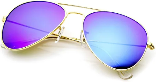 Vista 2 de Original Classic Metal Standard Aviator Sunglasses - Nickel Plated Frame
