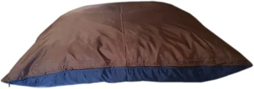 Vista 5 de eConsumersUSA - Almohada ortopédica de microgamuza gris de 37 x 27 pulgadas para perro, rellena con espuma viscoelástica triturada de alta calidad