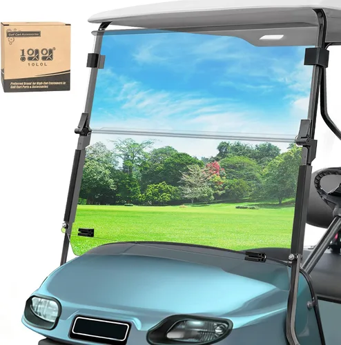 Vista 10 de 10L0L Golf Cart Windshield for EZGO TXT Gas and Electric 1995-up,5MM Transparente