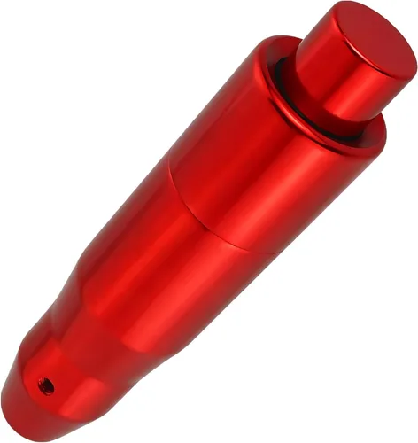 Vista 9 de Lunsom - Pomo de cambio automático de metal para automóvil con botón de presión, palanca de cambio de aleación de aluminio, mango de palanca