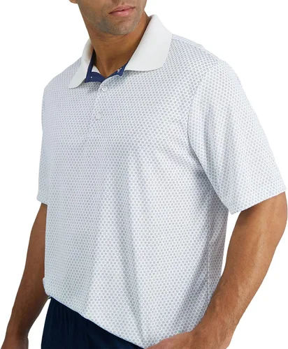 Vista 3 de Haggar Polo elástico de manga corta para hombre