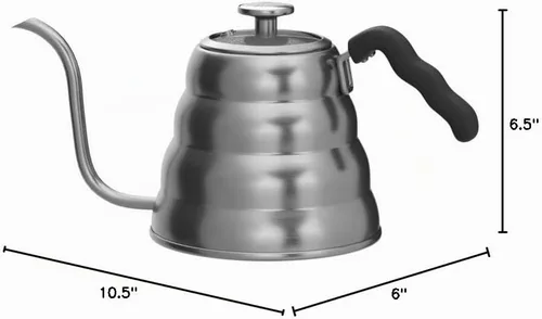 Vista 10 de Bean Envy Estufa de cuello de cisne - Hervidor de agua con termómetro