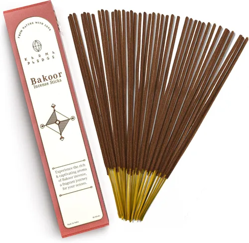 Vista 52 de Bakhoor - Varitas de incienso orgánicas sumergidas a mano, 100 varillas con hierbas naturales e ingredientes aromáticos, tiempo de combustión de 45