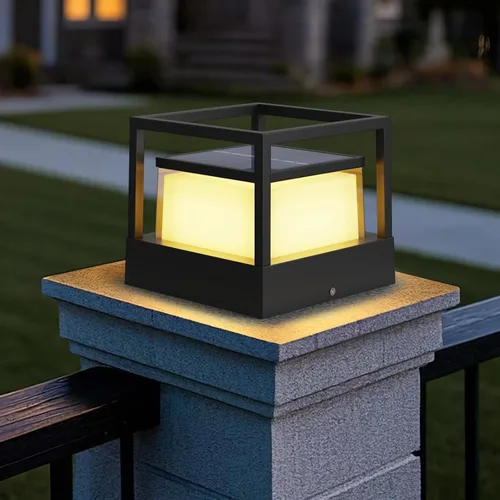 Vista 9 de Luces solares para tapa de poste – Paquete de 2 luces solares para postes de madera y vinilo de 4 x 4, 5 x 5, 6 x 6 pulgadas, impermeable IP65