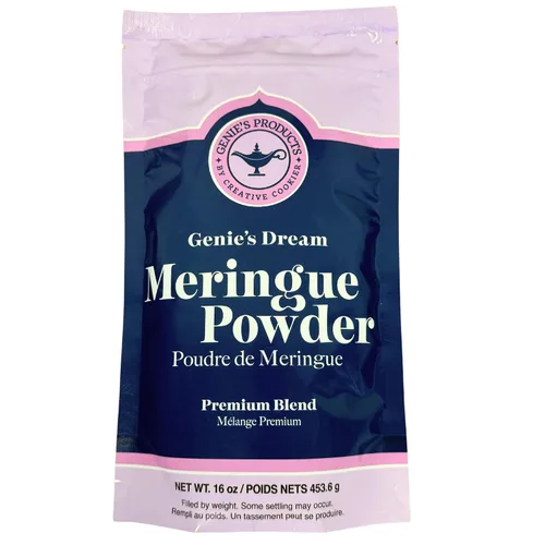 Vista 3 de Polvo de Merengue Premium Genie's Dream, paquete de 1 lb (16 onzas)