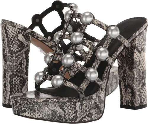 Vista 7 de Karl Lagerfeld Paris Addica Pearls-Plataforma plateada para mujer