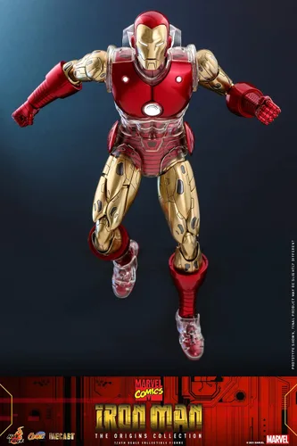 Vista 11 de Hot Toys 1:6 Iron Man - Colección Origins, multicolor