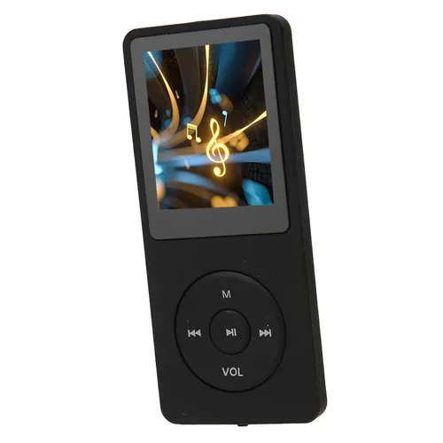 Vista 7 de Pssopp Reproductor de música MP3 MP4 portátil, material ABS ligero, almacenamiento expandible de 64 GB, ideal para deportes y viajes (negro)