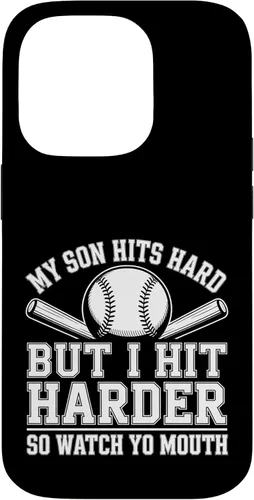 Vista 17 de My Son Hits Hard But I Hit Harder So Watch Yo Mouth - Case for iPhone 16