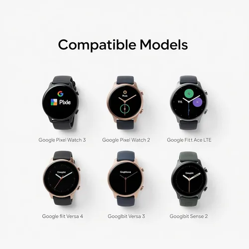 Vista 4 de Cargador rápido para reloj Google Pixel Watch 3/2 Smart Watch, cable de carga magnético para Google Fitbit Ace LTE, Versa 4/3, Sense 2 20W USB C
