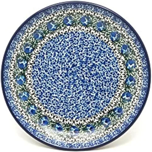Vista 13 de Plato de cerámica polaca - Ensalada/Postre (7 3/4") - Otoño