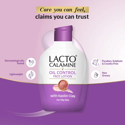 Vista 6 de Lacto Calamine Loción hidratante facial diaria para piel grasa, 4.06 onzas líquidas (4.1 fl oz), para espinillas, acné, manchas oscuras y puntos