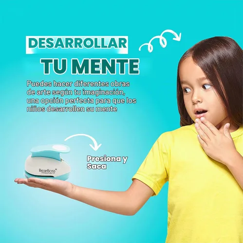Vista 6 de BearBoss Perforadora Circular de 2 Pulgadas, Perforadora de Formas, Juego de Perforadoras de Papel para Scrapbooking, Papel de Festival, Tarjetas