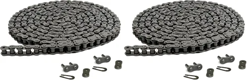Vista 10 de 41 cadena de rodillos, 3 pies con 1 eslabón conector, para Go-karts, scooters, minibicicletas.