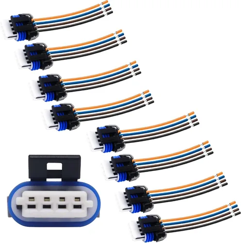 Vista 17 de HiSport Conector de bobina de encendido compatible con Mazda Lexus Toyota Supra 1JZ 2JZ 6 Pcs