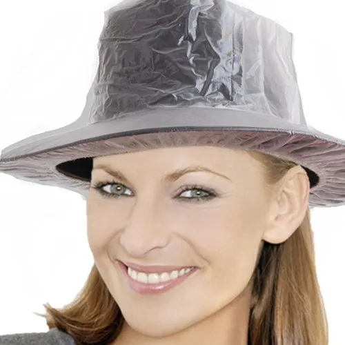 Vista 8 de Paquete de 4 protectores de plástico para sombrero de vaquero para hombre