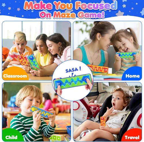 Vista 4 de Juguetes Sensoriales Esponjosos para Niños - Pack de 3 Juguetes Sensoriales de Tubo para Autismo - Juguetes Silenciosos para Estudiantes de Aula