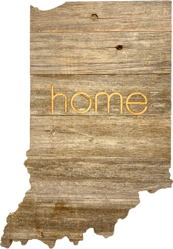Vista 5 de Letrero de madera rústica de Alabama para casa de campo, decoración del hogar de pared estatal, es un gran regalo temático de AL para recién