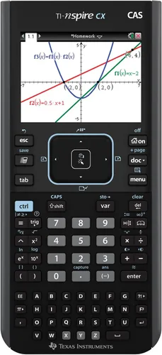 Vista 3 de Calculadora gráfica Texas Instruments Nspire CX CAS, Negro Estándar