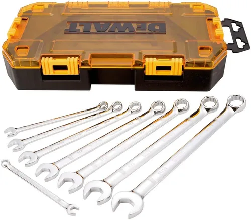 Vista 5 de Juego de llaves combinadas DeWalt, métricas, 8 piezas (DWMT73810)