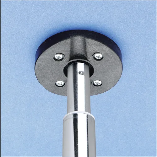 Vista 9 de Rev-A-Shelf Estante giratorio de 2 niveles en forma de riñón para gabinetes de base de esquina, plástico, 24" con estantes dobles giratorios