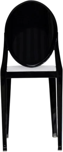 Vista 6 de LexMod Casper silla de comedor, Madera, Negro