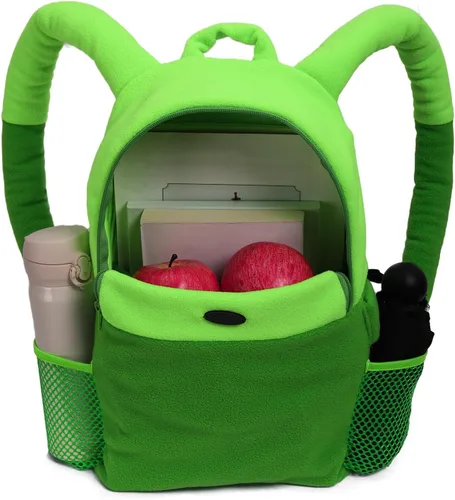 Vista 5 de DAZCOS Mochila mediana verde unisex para disfraz de cosplay, bolsa de accesorios para adultos para uso diario (verde)