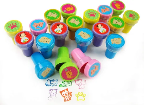Vista 3 de Tiny Mills - 24 sellos para gatos para niños