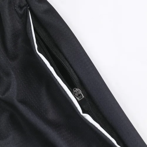 Vista 7 de Flyingyan Pantalones Cortos Deportivos de Baloncesto para Hombre con Bolsillos con Cremallera de Malla para Entrenamiento Activo y Rendimiento