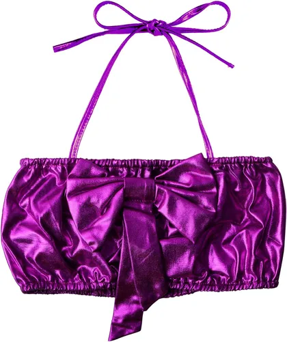 Vista 2 de TFJH E Traje de baño de 3 piezas para niñas y niñas, bikini con cola de pez de 3 a 10 años