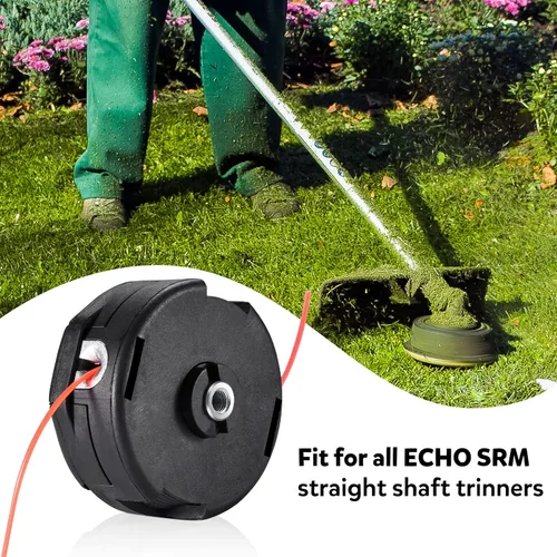 Vista 7 de Cabezal de recortadora para Echo Weed Eater Speed Feed 400 PAS-225 GT-2200 SRM-225 SRM-2620, recortadora de césped Shiandaiwa T195S T220 T222 T230