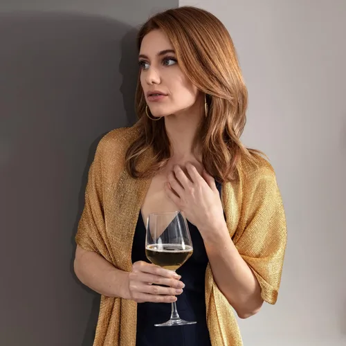 Vista 4 de ShineGlitz - Chales y mantones elegantes para mujer, para usar con ropa y vestidos de noche